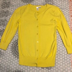 Yellow cardigan size M